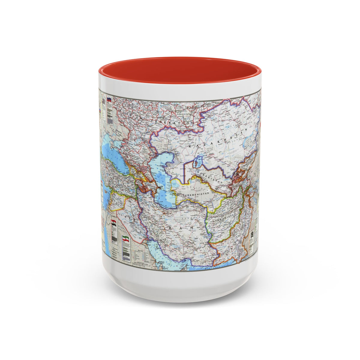 Caspian Region- Promise and Peril (1999) (Map) Accent Coffee Mug