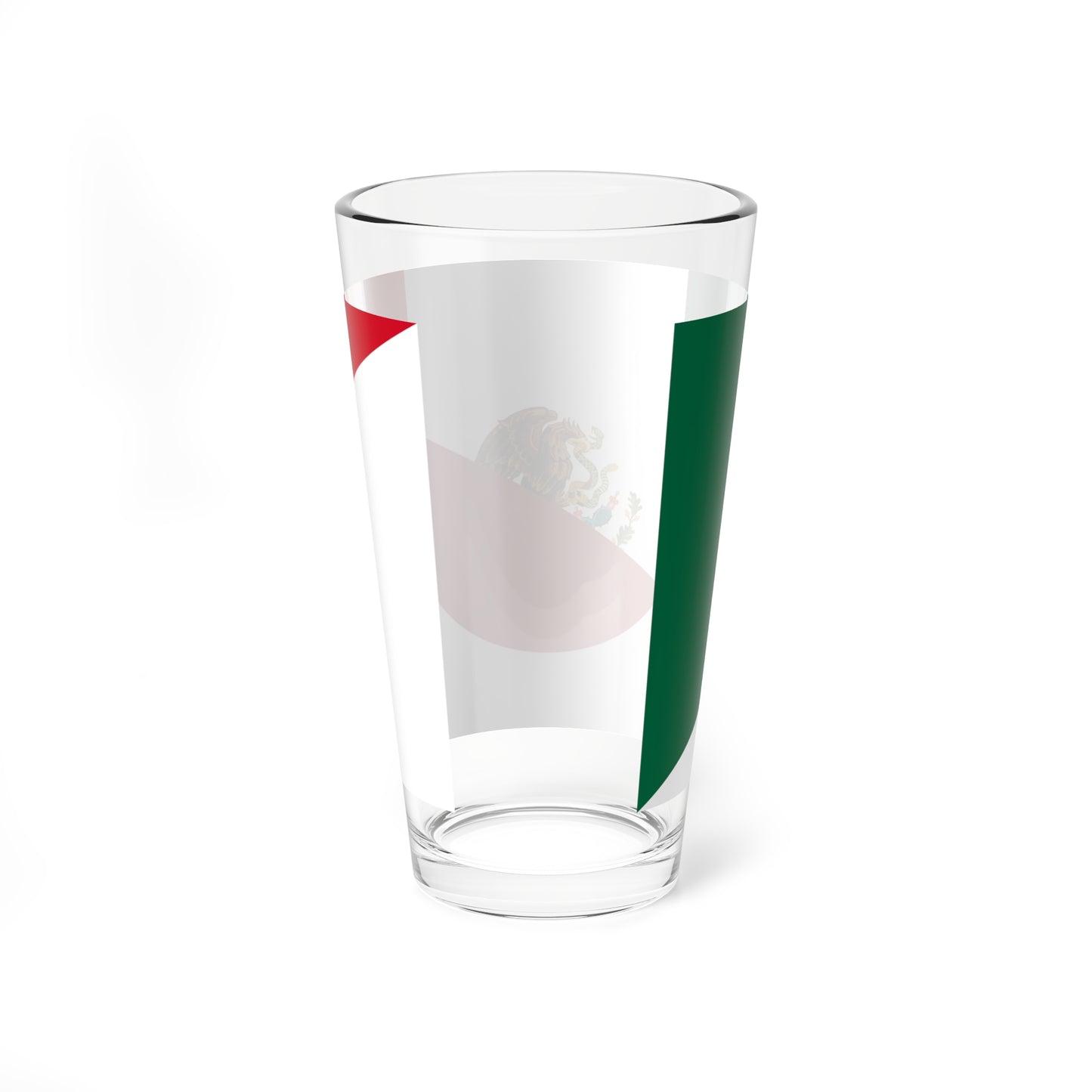 Flag of Mexico and Japan (Japan) Pint Glass 16oz
