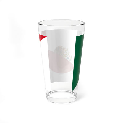 Flag of Mexico and Japan (Japan) Pint Glass 16oz