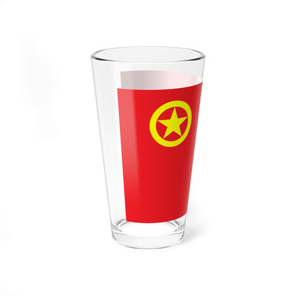 Flag of the Communist Youth League of China (China) Pint Glass 16oz