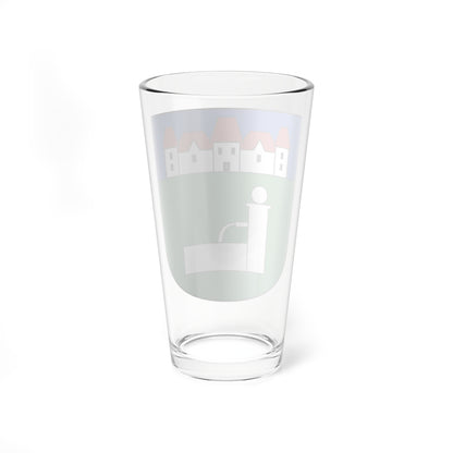 FeldbrunnenStNiklaus-blazon (Switzerland) (Coat of Arms) Pint Glass 16oz