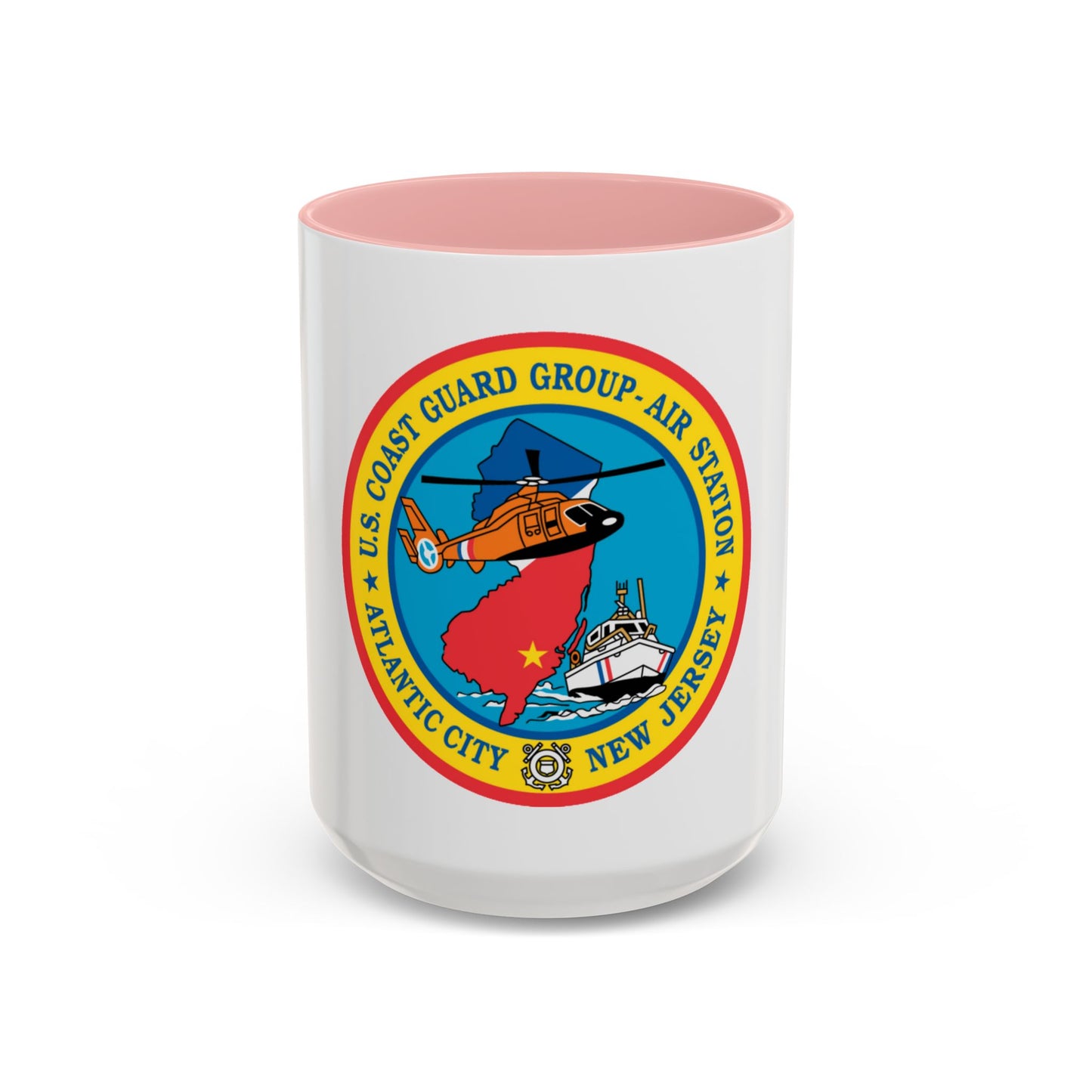 USCGC Group Air Station Atlantic City NJ (U.S. Coast Guard) Accent Coffee Mug