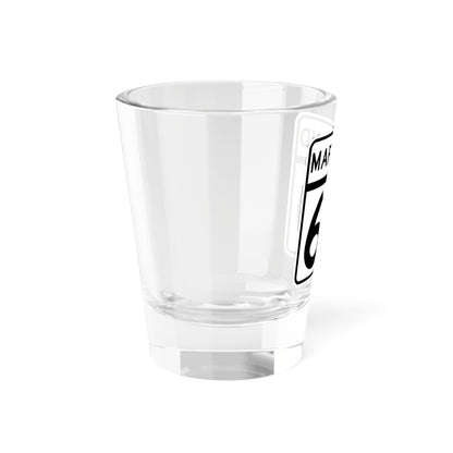 MD Route 60 (Maryland) (Road Sign) Shot Glass 1.5oz