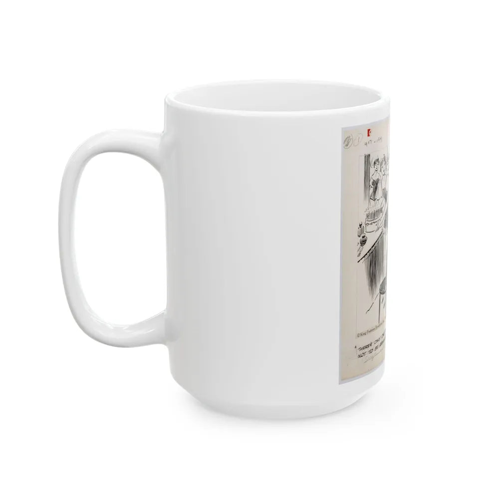 Cuties Single Panel Gag Comic Strip - White Coffee Mug-Go Mug Yourself