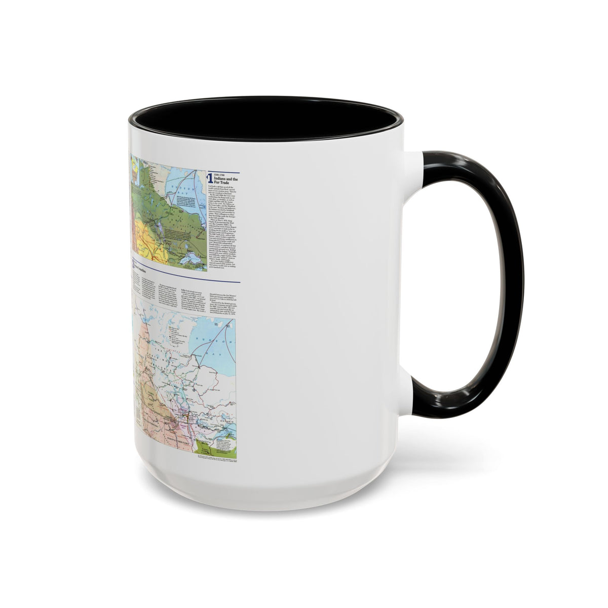 Canada - Prairie Provinces 2 (1995) (Map) Accent Coffee Mug