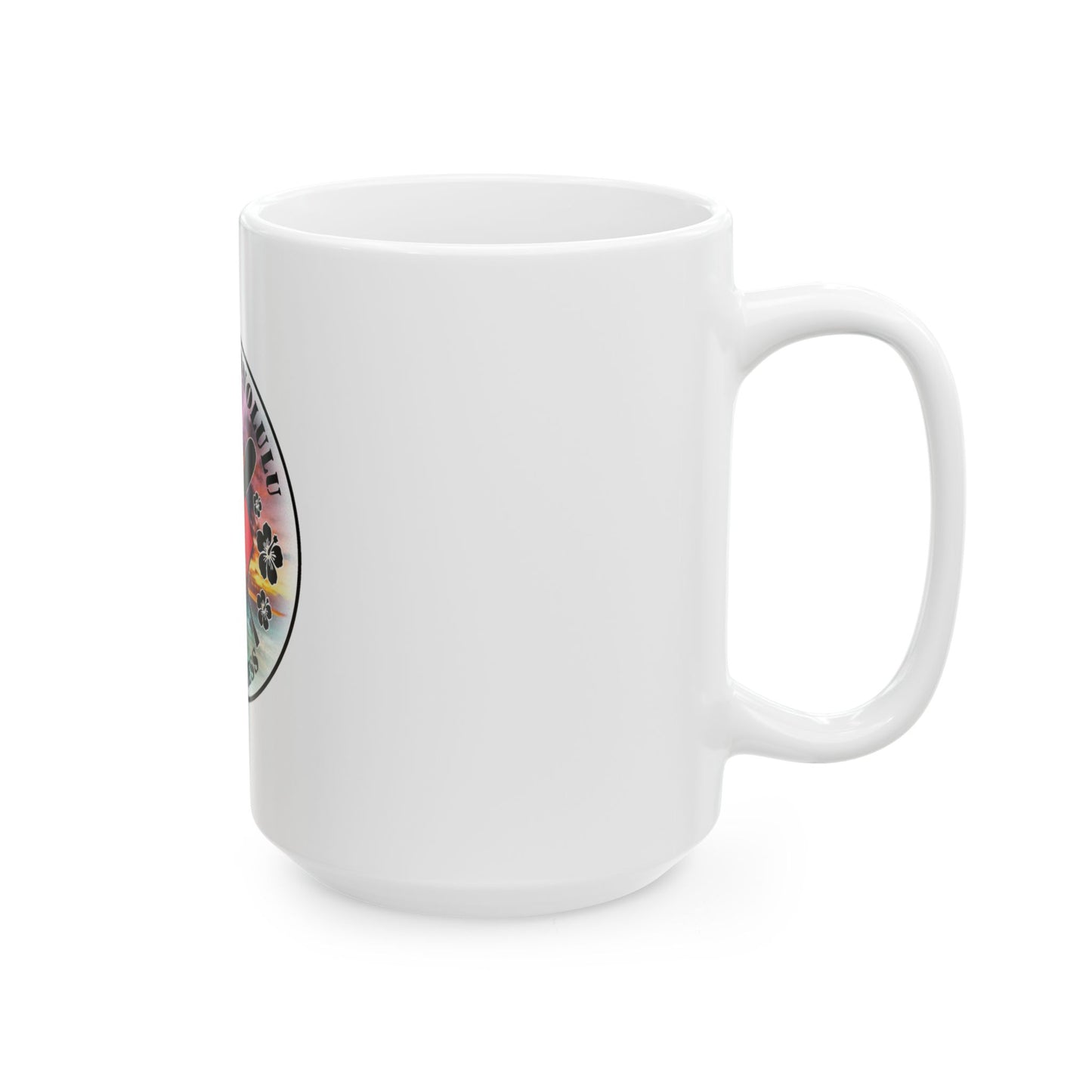 USCG Base Honolulu Chiefs Mess (U.S. Coast Guard) White Coffee Mug