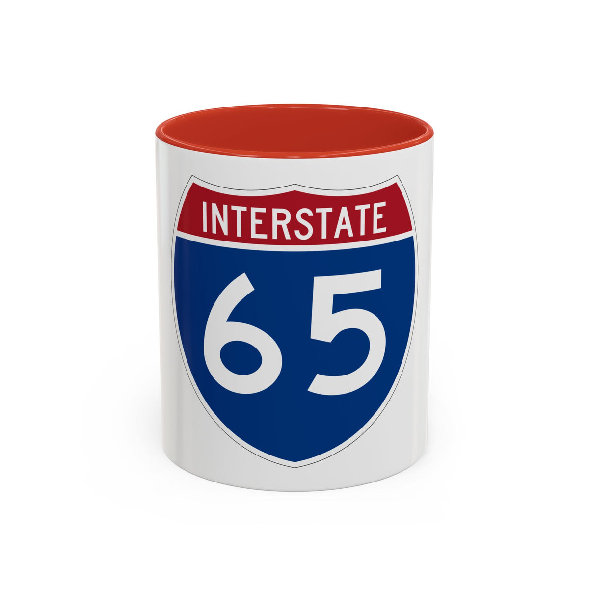 Interstate 65 (U.S. Highways) Accent Coffee Mug