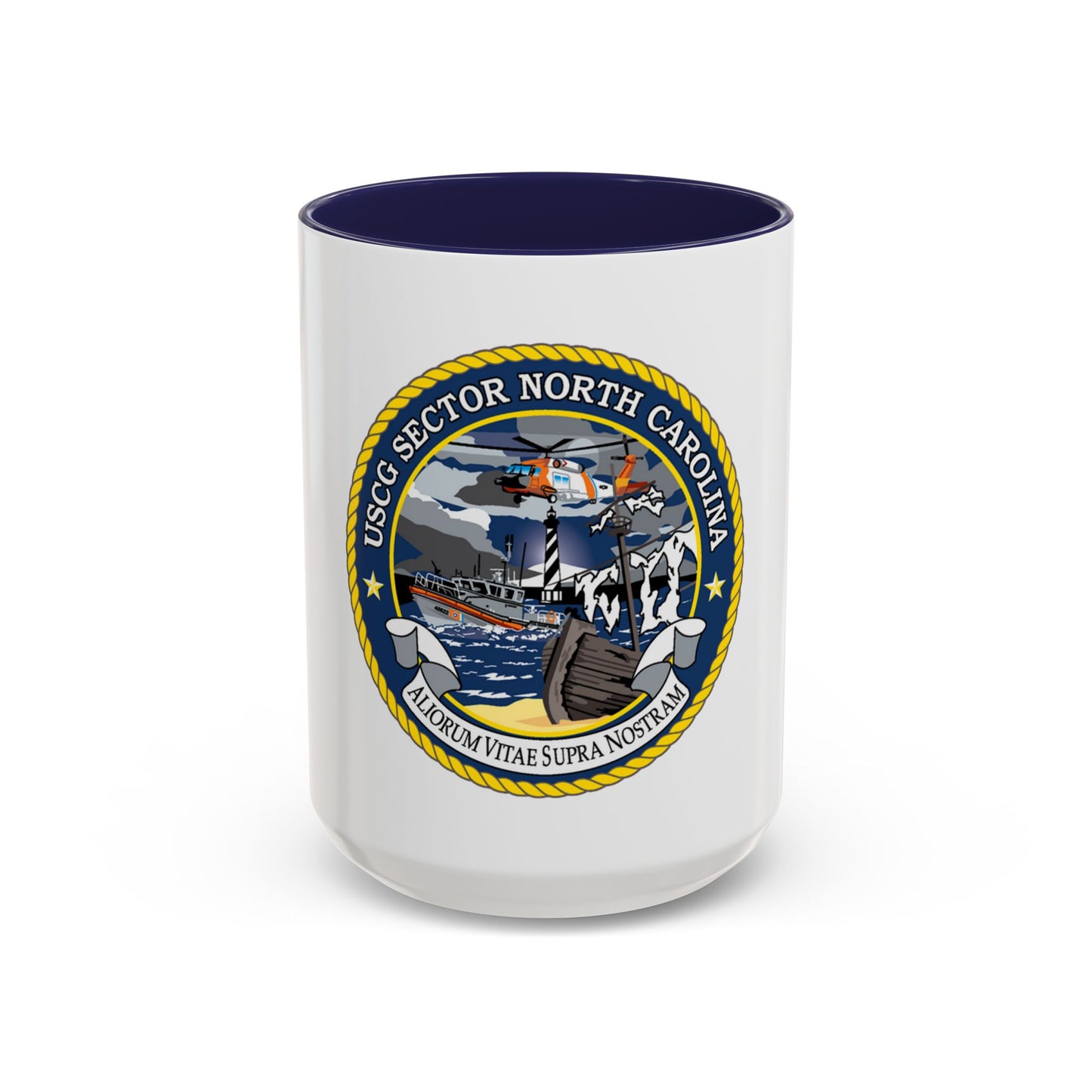 USCG Secctor North Carolina (U.S. Coast Guard) Accent Coffee Mug