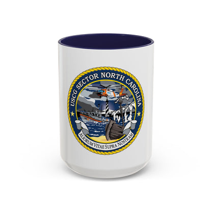 USCG Secctor North Carolina (U.S. Coast Guard) Accent Coffee Mug