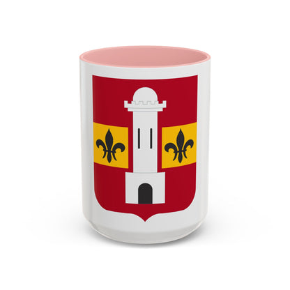 740th Antiaircraft Artillery Gun Battalion v2 (U.S. Army) Accent Coffee Mug