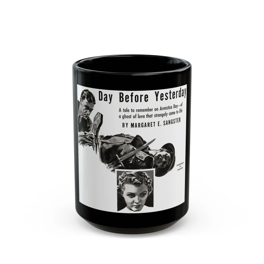 Day Before Yesterday, Liberty magazine, November 12, 1938 - Black Coffee Mug-15oz-Go Mug Yourself