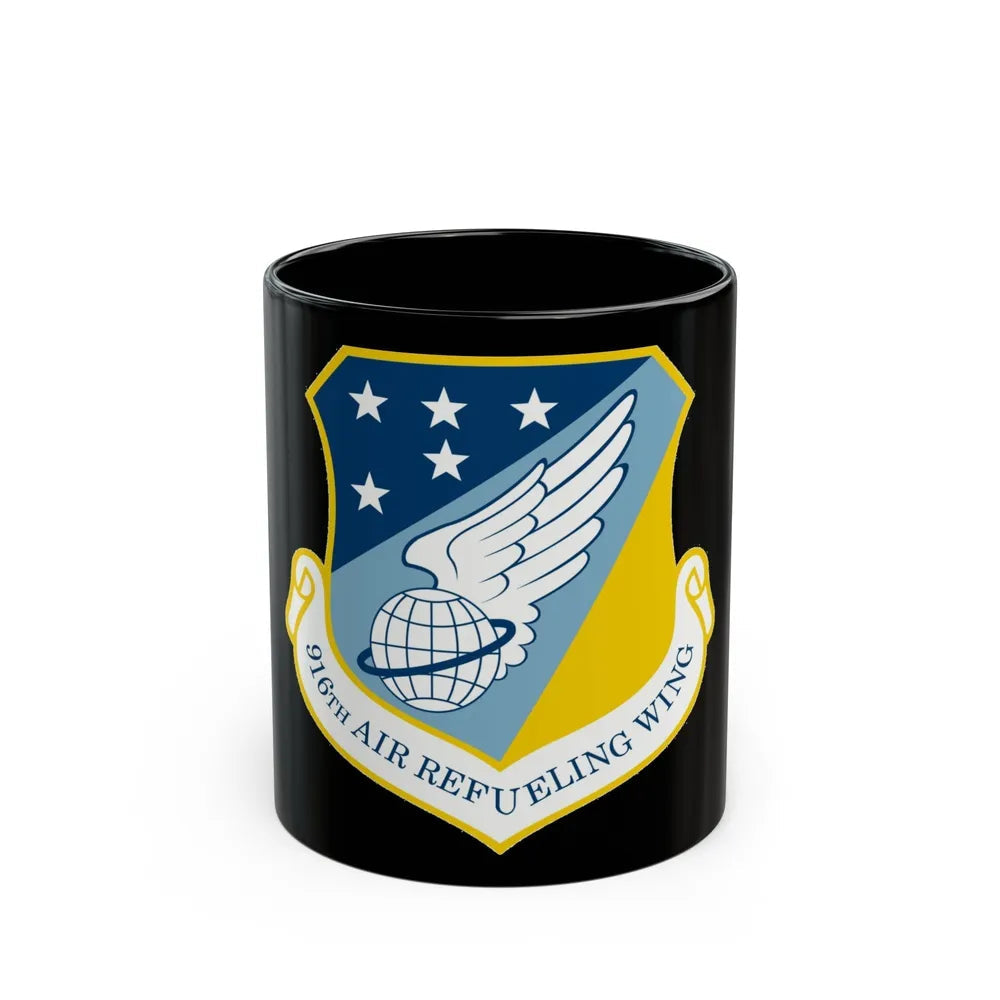 916th Air Refueling Wing (U.S. Air Force) Black Coffee Mug-11oz-Go Mug Yourself