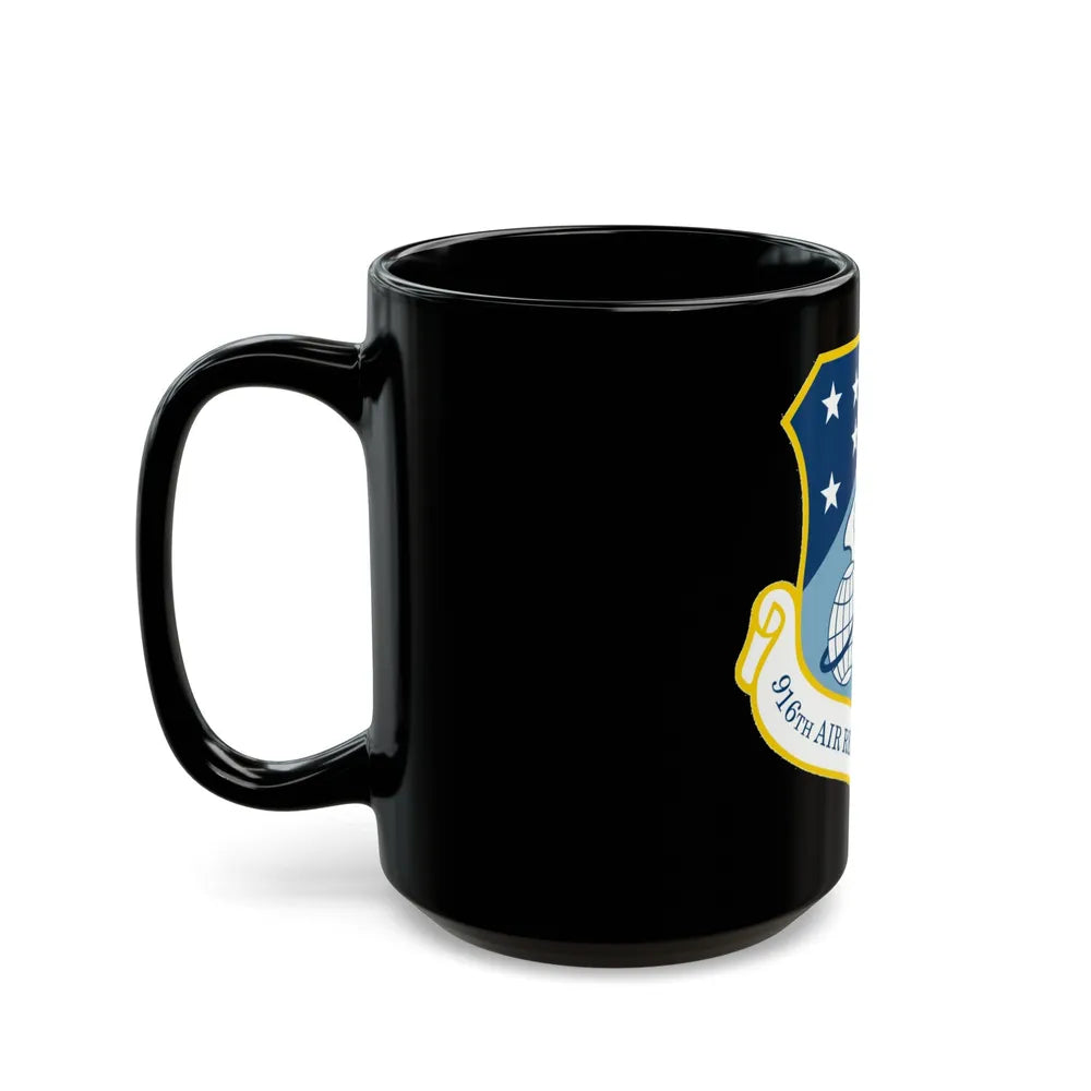 916th Air Refueling Wing (U.S. Air Force) Black Coffee Mug-Go Mug Yourself