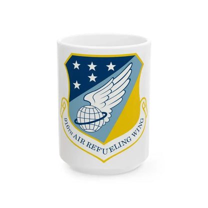916th Air Refueling Wing (U.S. Air Force) White Coffee Mug 15oz - Go Mug Yourself