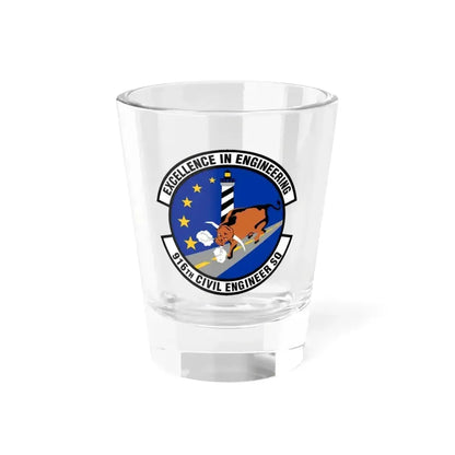 916th Civil Engineer Squadron (U.S. Air Force) Shot Glass 1.5oz 1.5oz - Go Mug Yourself