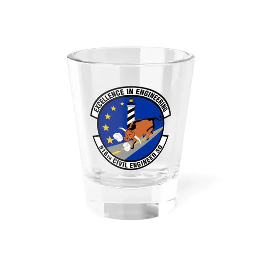 916th Civil Engineer Squadron (U.S. Air Force) Shot Glass 1.5oz 1.5oz - Go Mug Yourself