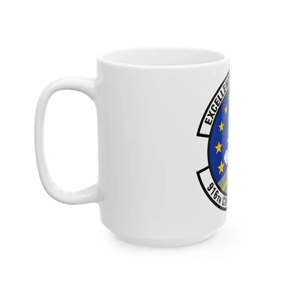 916th Civil Engineer Squadron (U.S. Air Force) White Coffee Mug - Go Mug Yourself