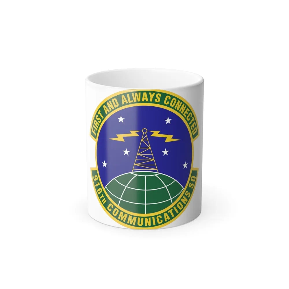 916th Communications Squadron (U.S. Air Force) Color Changing Coffee Mug-11oz-Go Mug Yourself