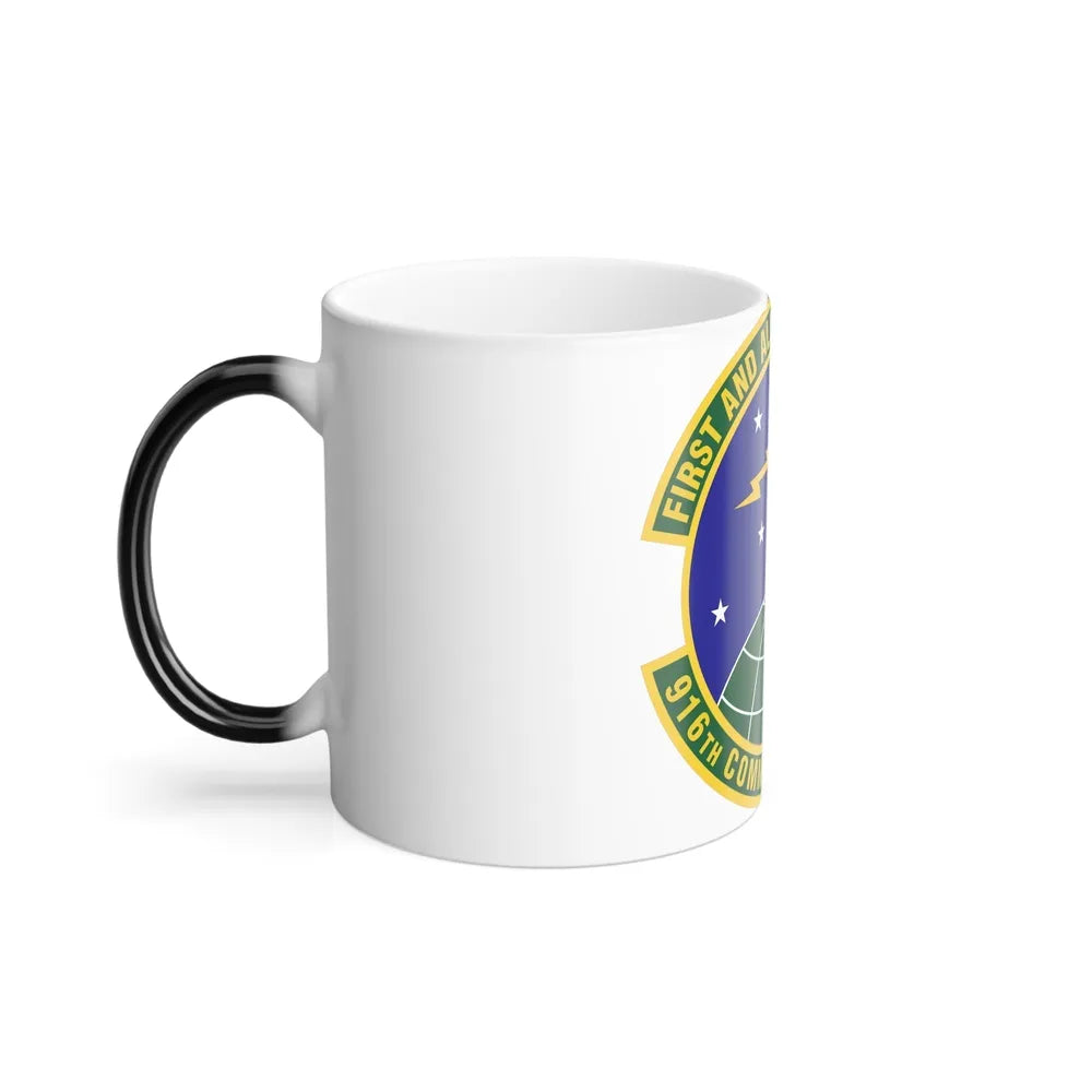 916th Communications Squadron (U.S. Air Force) Color Changing Coffee Mug-Go Mug Yourself