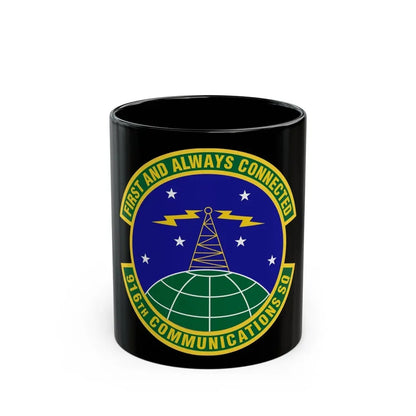 916th Communications Squadron (U.S. Air Force) Black Coffee Mug 11oz - Go Mug Yourself