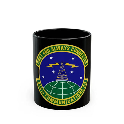 916th Communications Squadron (U.S. Air Force) Black Coffee Mug 11oz - Go Mug Yourself