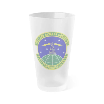 916th Communications Squadron (U.S. Air Force) Frosted Pint Glass 16oz 16oz Frosted - Go Mug Yourself