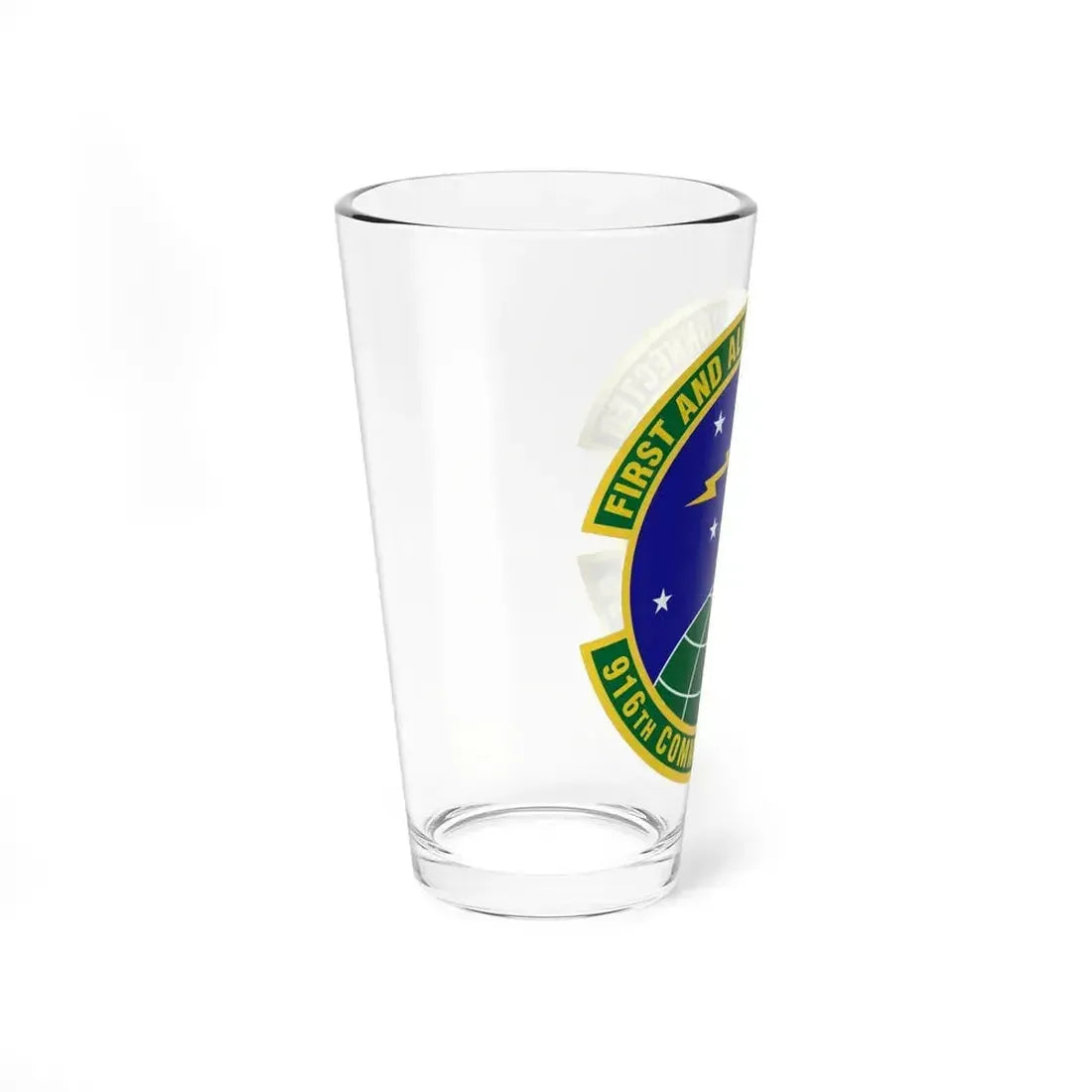 916th Communications Squadron (U.S. Air Force) Pint Glass 16oz - Go Mug Yourself