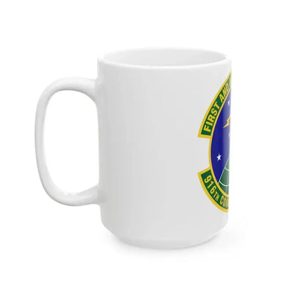 916th Communications Squadron (U.S. Air Force) White Coffee Mug - Go Mug Yourself