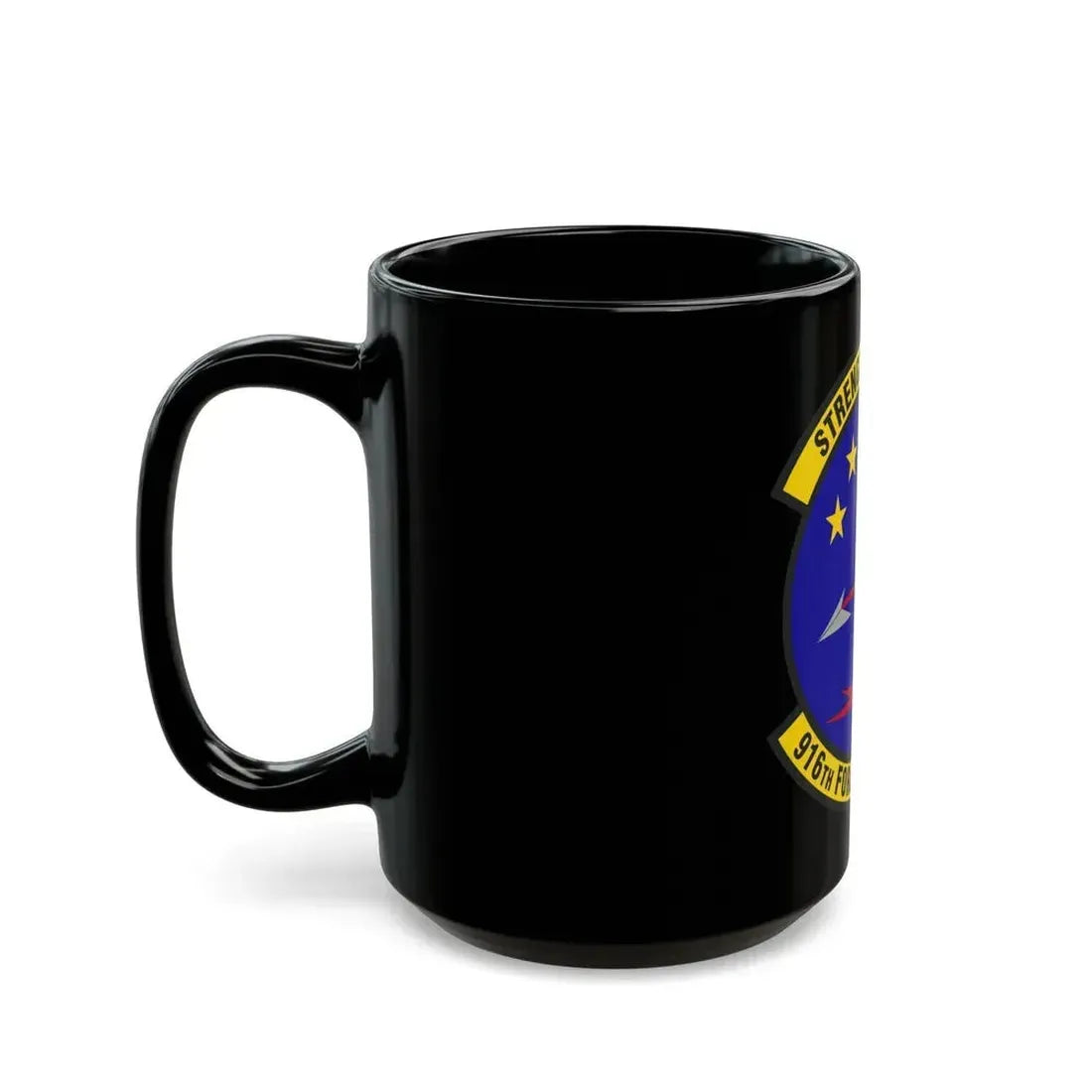 916th Force Support Squadron (U.S. Air Force) Black Coffee Mug - Go Mug Yourself