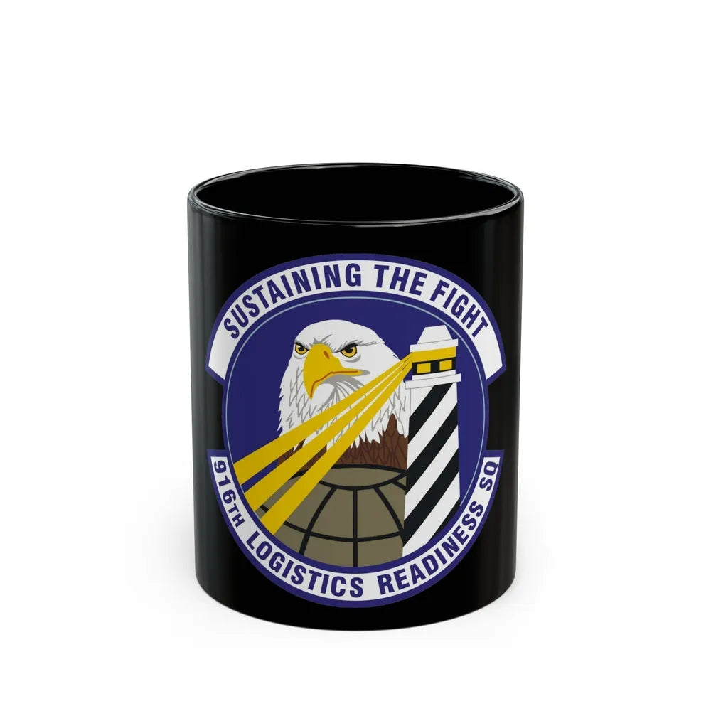 916th Logistics Readiness Squadron (U.S. Air Force) Black Coffee Mug-11oz-Go Mug Yourself