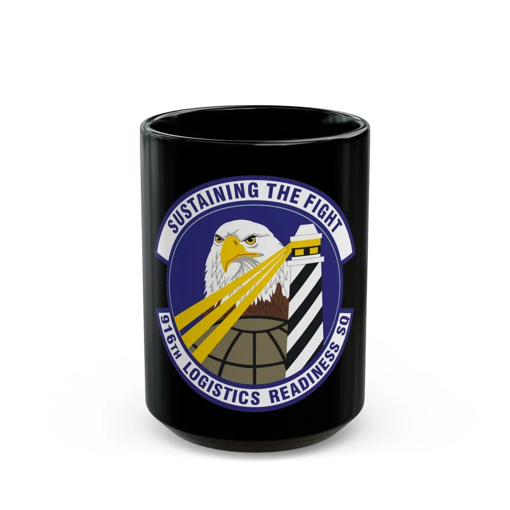 916th Logistics Readiness Squadron (U.S. Air Force) Black Coffee Mug-15oz-Go Mug Yourself