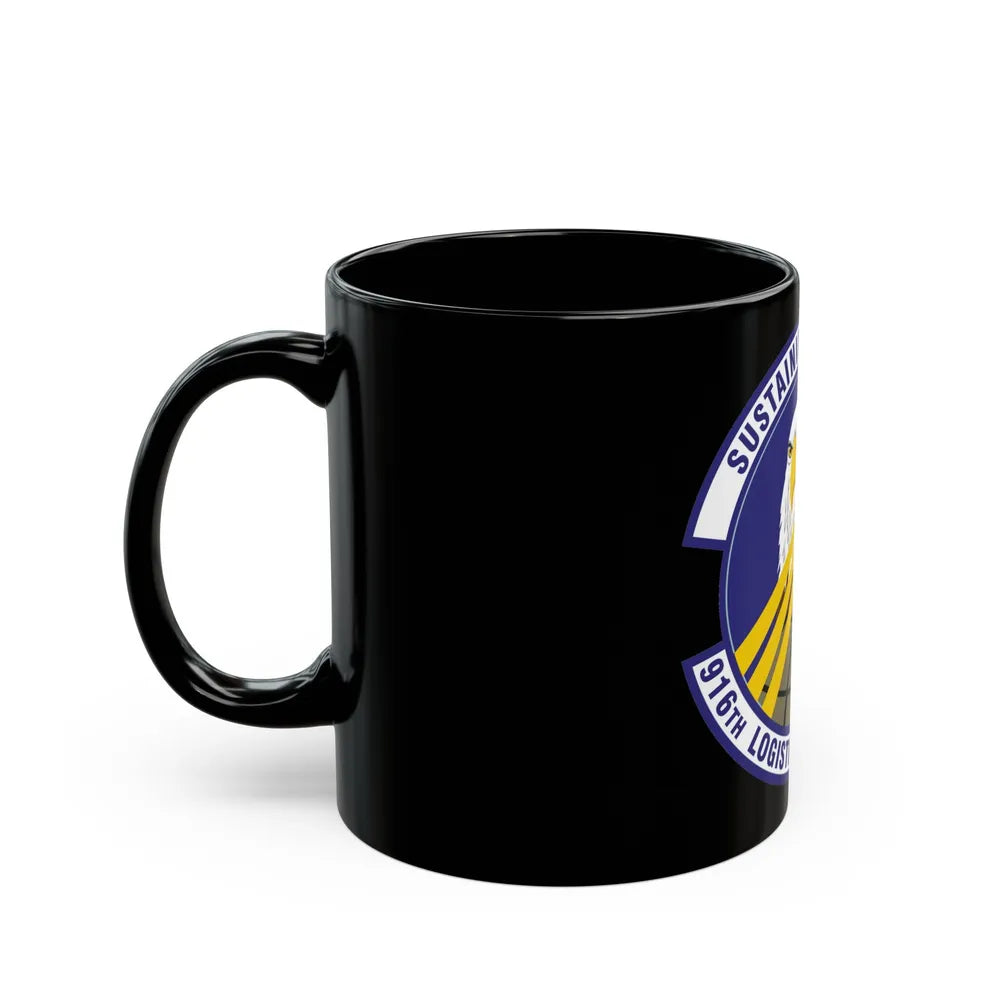 916th Logistics Readiness Squadron (U.S. Air Force) Black Coffee Mug-Go Mug Yourself