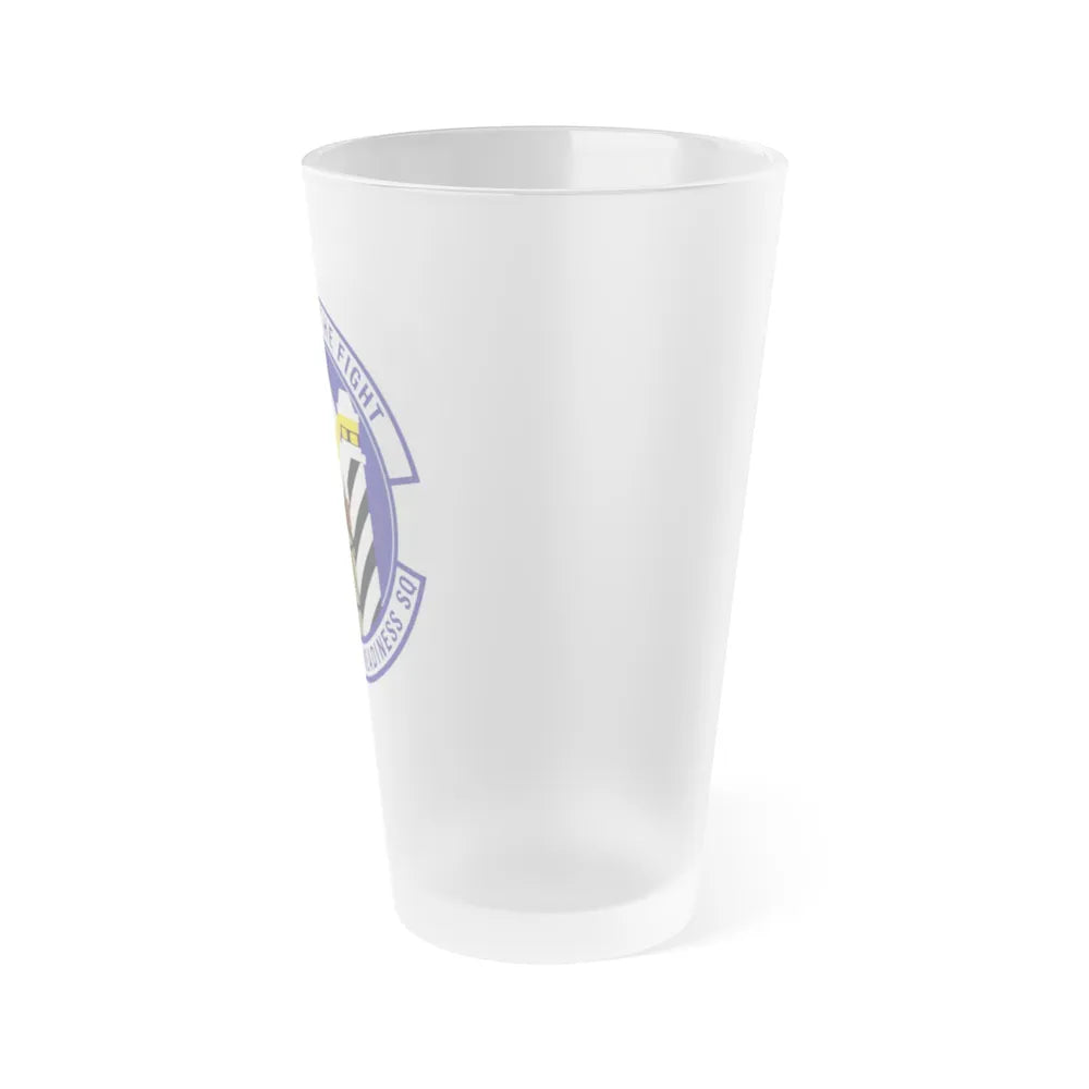 916th Logistics Readiness Squadron (U.S. Air Force) Frosted Pint Glass 16oz-Go Mug Yourself