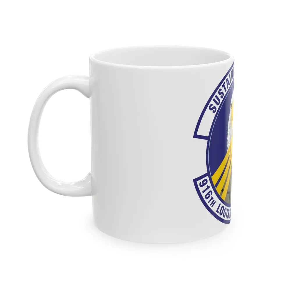 916th Logistics Readiness Squadron (U.S. Air Force) White Coffee Mug-Go Mug Yourself