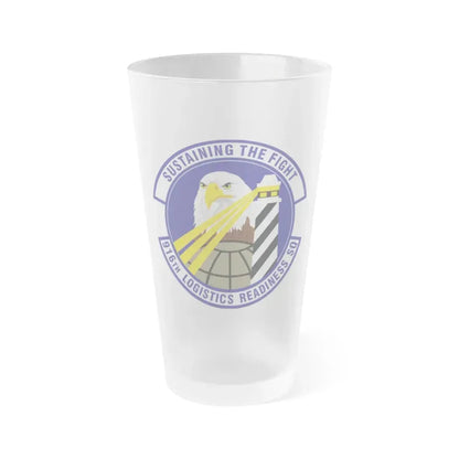 916th Logistics Readiness Squadron (U.S. Air Force) Frosted Pint Glass 16oz 16oz Frosted - Go Mug Yourself