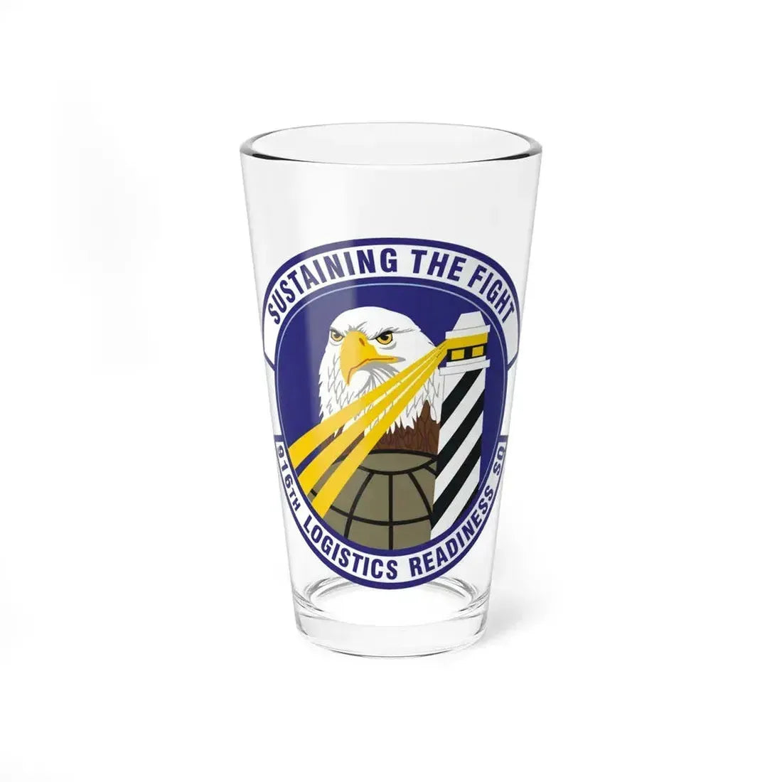 916th Logistics Readiness Squadron (U.S. Air Force) Pint Glass 16oz 16oz - Go Mug Yourself