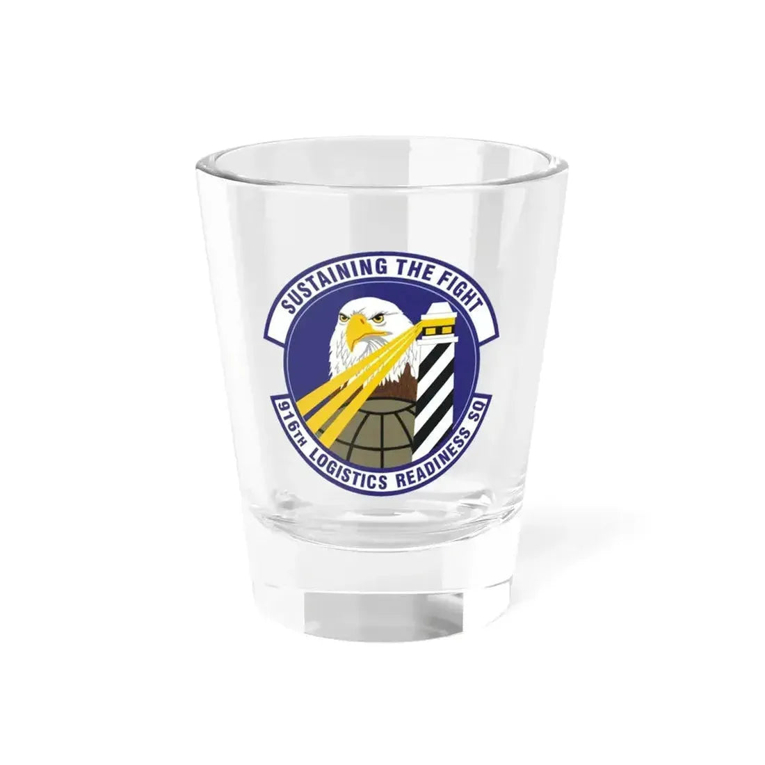 916th Logistics Readiness Squadron (U.S. Air Force) Shot Glass 1.5oz 1.5oz - Go Mug Yourself