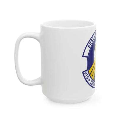 916th Logistics Readiness Squadron (U.S. Air Force) White Coffee Mug - Go Mug Yourself