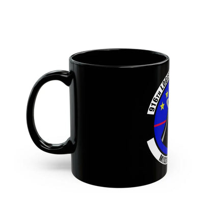 916th Logistics Support Squadron (U.S. Air Force) Black Coffee Mug-Go Mug Yourself