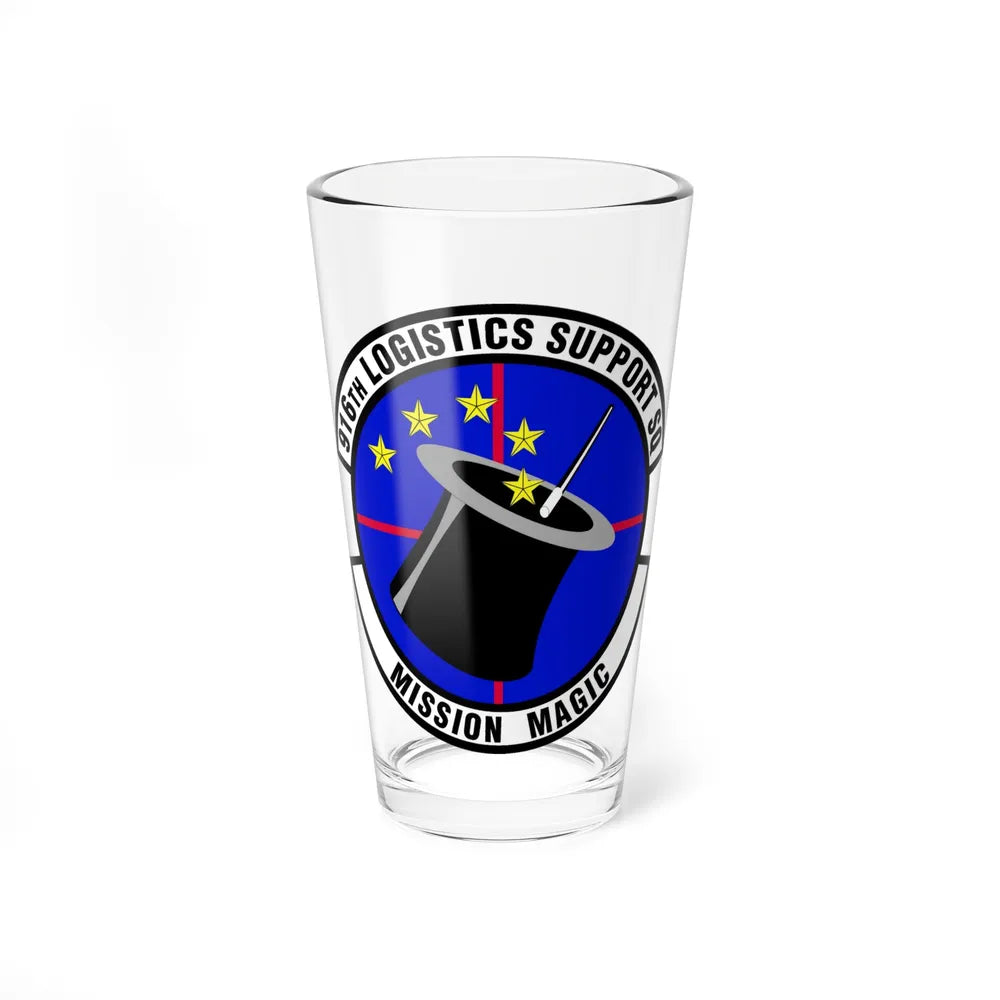 916th Logistics Support Squadron (U.S. Air Force) Pint Glass 16oz-16oz-Go Mug Yourself