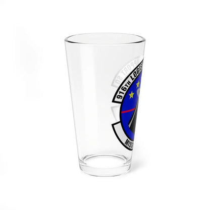 916th Logistics Support Squadron (U.S. Air Force) Pint Glass 16oz-Go Mug Yourself