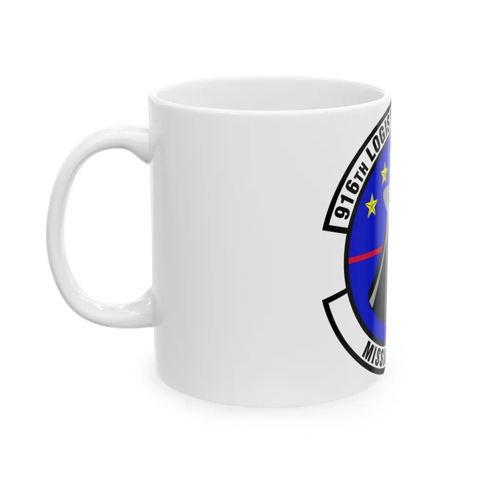 916th Logistics Support Squadron (U.S. Air Force) White Coffee Mug-Go Mug Yourself