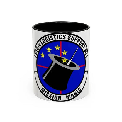 916th Logistics Support Squadron (U.S. Air Force) Accent Coffee Mug 11oz Black - Go Mug Yourself