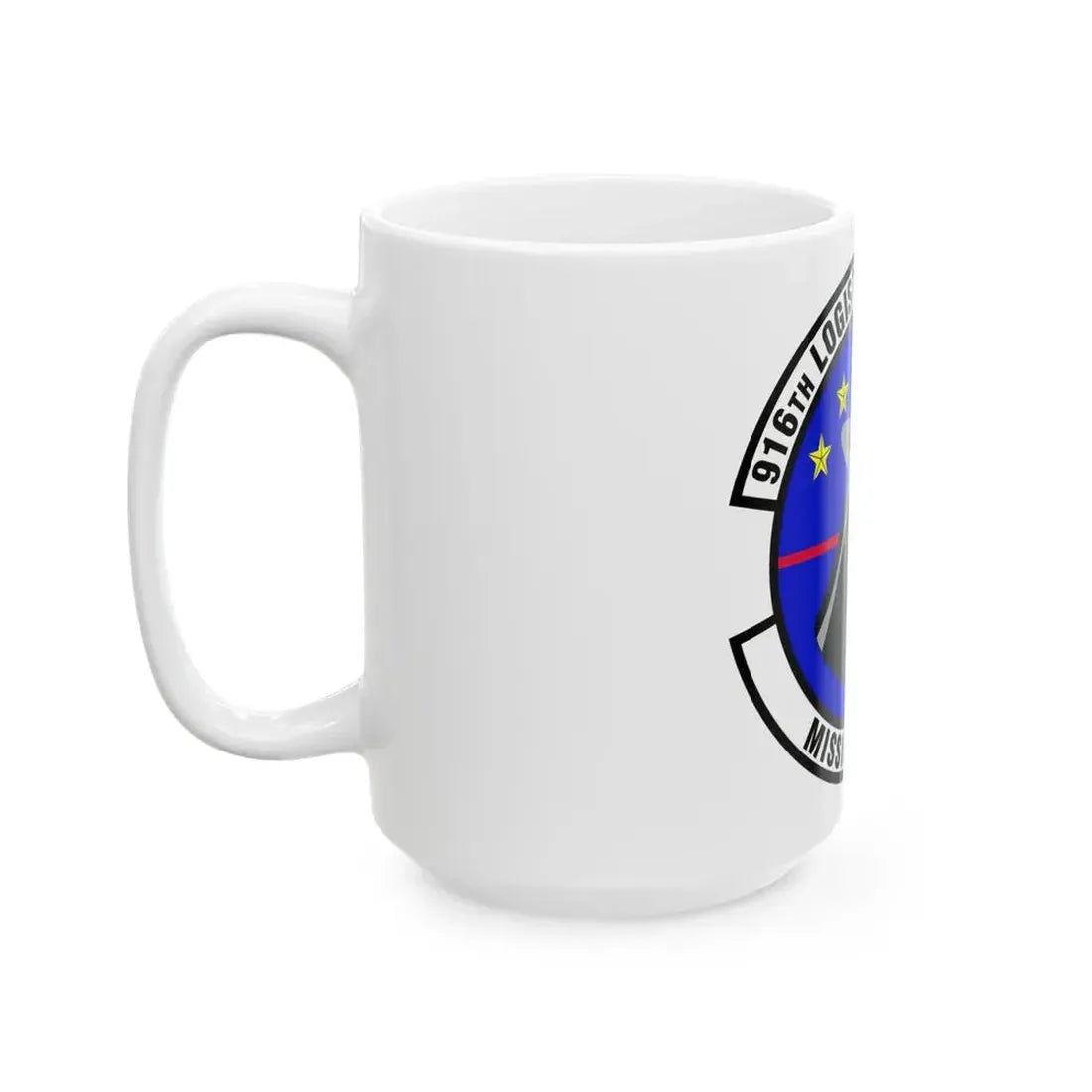 916th Logistics Support Squadron (U.S. Air Force) White Coffee Mug - Go Mug Yourself