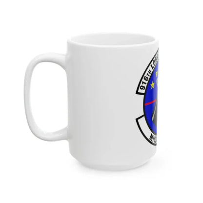 916th Logistics Support Squadron (U.S. Air Force) White Coffee Mug - Go Mug Yourself