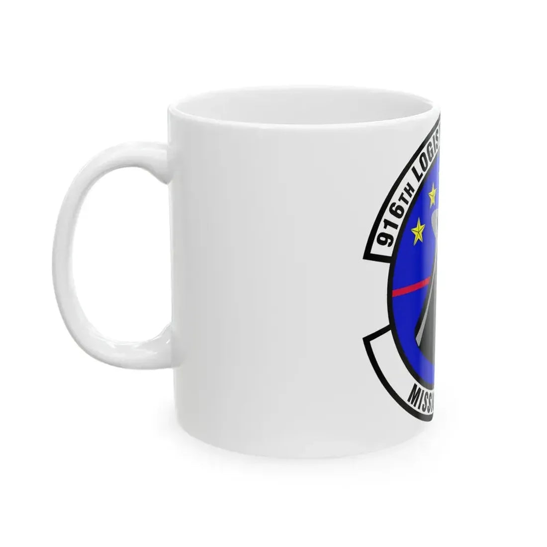 916th Logistics Support Squadron (U.S. Air Force) White Coffee Mug - Go Mug Yourself