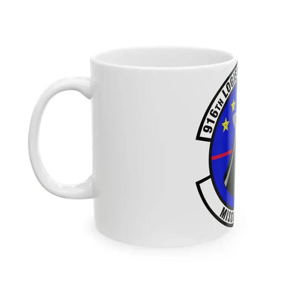 916th Logistics Support Squadron (U.S. Air Force) White Coffee Mug - Go Mug Yourself