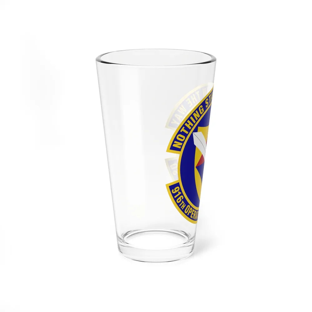 916th Operations Support Squadron (U.S. Air Force) Pint Glass 16oz-Go Mug Yourself