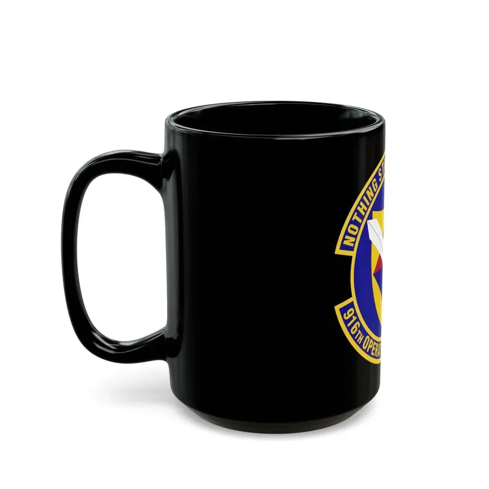 916th Operations Support Squadron (U.S. Air Force) Black Coffee Mug - Go Mug Yourself