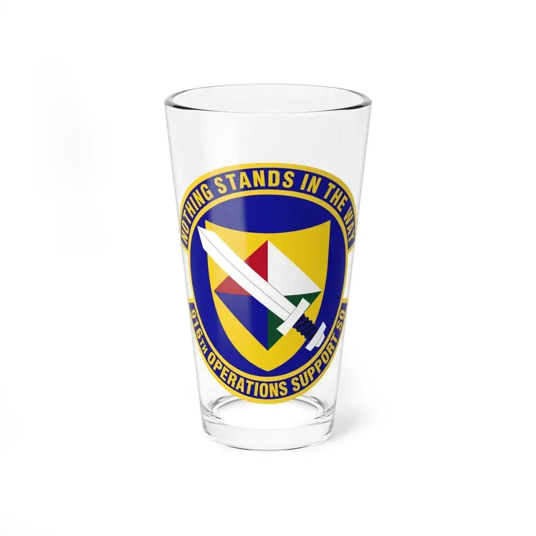 916th Operations Support Squadron (U.S. Air Force) Pint Glass 16oz 16oz - Go Mug Yourself